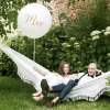 Mrs Kjempe Ballong Hvit og Gull