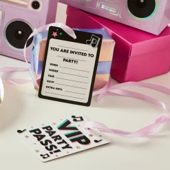 Musical Party VIP Invitasjonskort