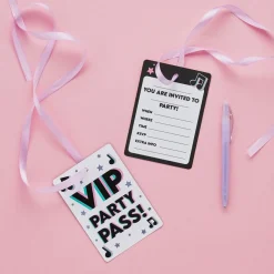 Musical Party VIP Invitasjonskort