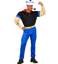 Muskuløs Sjømann Kostyme