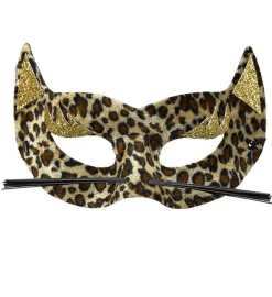 Myk Leopard Øyemaske