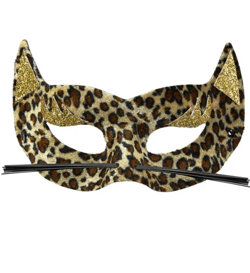 Myk Leopard Øyemaske