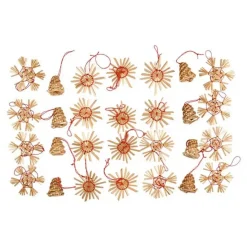 Naturlige Strå Juleornamenter