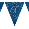 Navy & Gold Flaggbanner 60