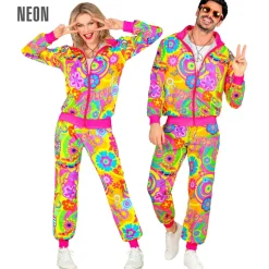 Neon Groovy Love Treningsdress Kostyme