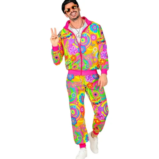 Neon Groovy Love Treningsdress Kostyme