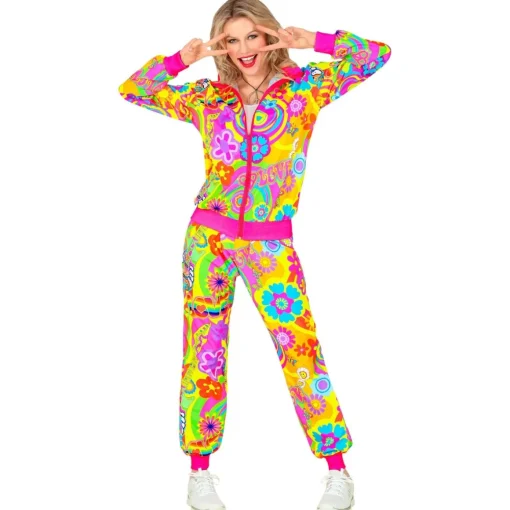 Neon Groovy Love Treningsdress Kostyme