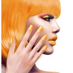 Neon Negler Oransje