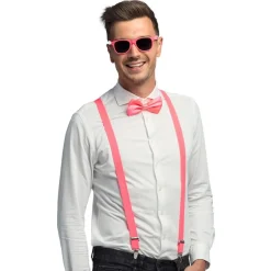 Neon Party Outfit Rosa