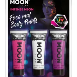 Neon UV Intens Ansiktsmaling Sminkesett