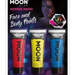 Neon UV Intens Ansiktsmaling Sett
