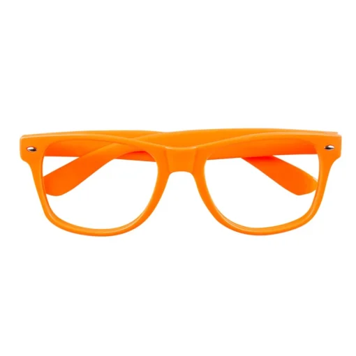 Neonbriller Oransje