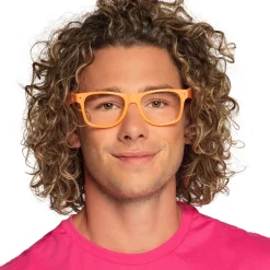 Neonbriller Oransje