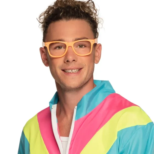 Neonbriller Oransje