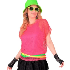 Nettingtopp Neonrosa