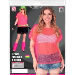 Nettingtopp Neonrosa