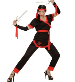 Ninja Kvinne Kostyme