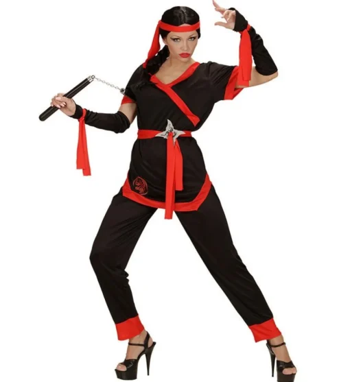 Ninja Kvinne Kostyme