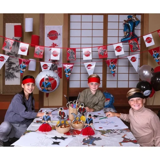 Ninja Party Flaggbanner