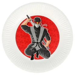 Ninja Party Papptallerkener