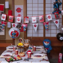 Ninja Party Papptallerkener