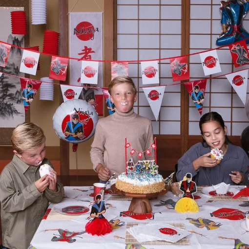 Ninja Party Papptallerkener