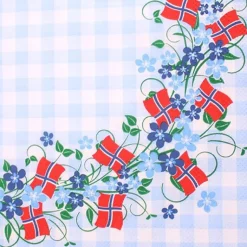 Norge Blomster Servietter