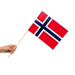 Norge Flagg på Pinne