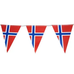 Norge Flagg Vimpelbanner
