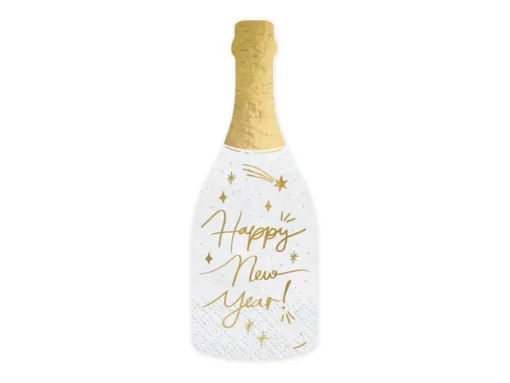 Nyttår Champagne Servietter