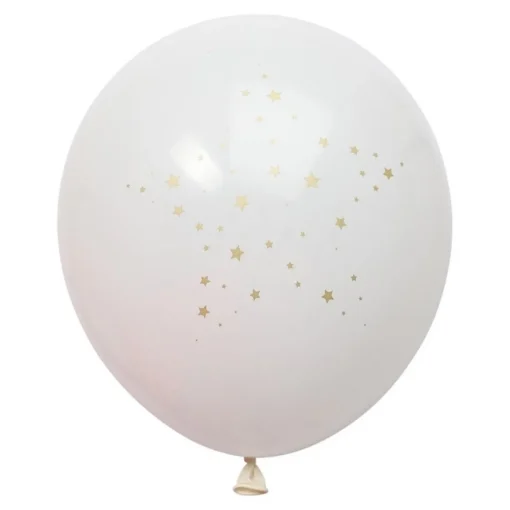 Nyttår Latexballonger Gullstjerner
