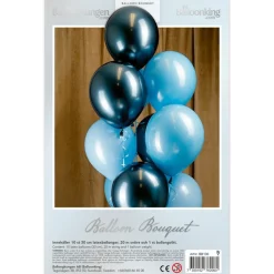 Ocean Ballongbukett Blå