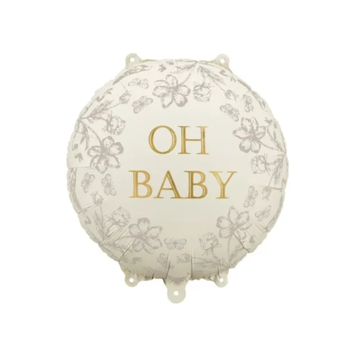 Oh Baby Blomster Folieballong