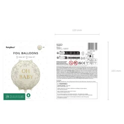 Oh Baby Blomster Folieballong