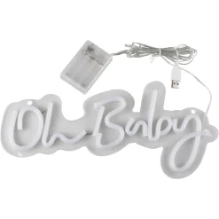 Oh Baby Neon Skilt