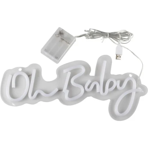 Oh Baby Neon Skilt