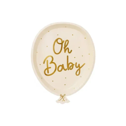 Oh Baby Papptallerkener