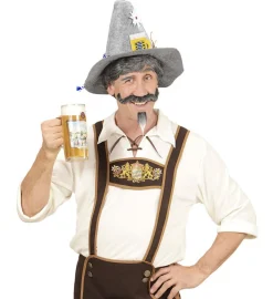 Oktoberfest Øl Hatt Grå