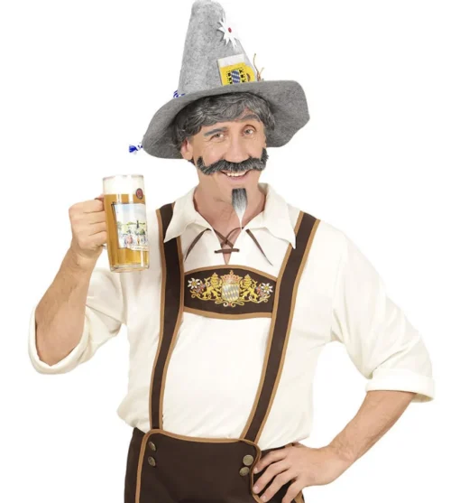 Oktoberfest Øl Hatt Grå