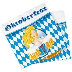 Oktoberfest Øldame Servietter