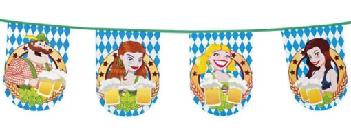 Oktoberfest Ølskjenkere Flaggbanner