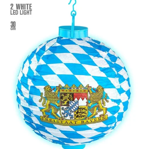 Oktoberfest Rispapirslampe LED