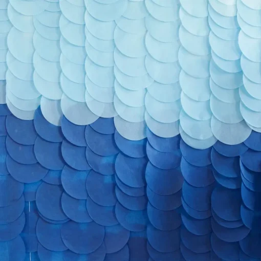 Ombre Backdrop DIY Blå