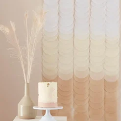 Ombre Backdrop DIY Hvit/Brun