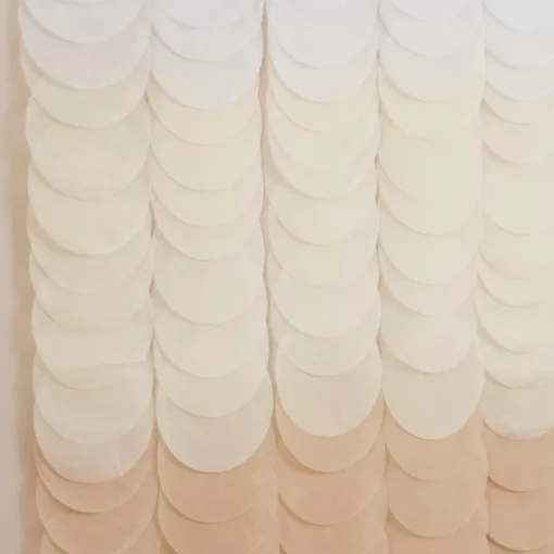 Ombre Backdrop DIY Hvit/Brun