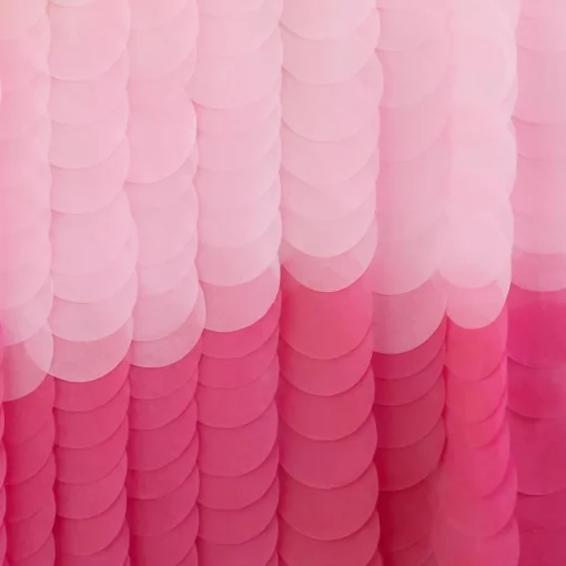 Ombre Backdrop DIY Rosa