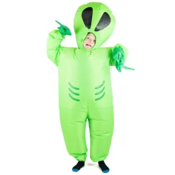 Oppblåsbar Alien Barnekostyme