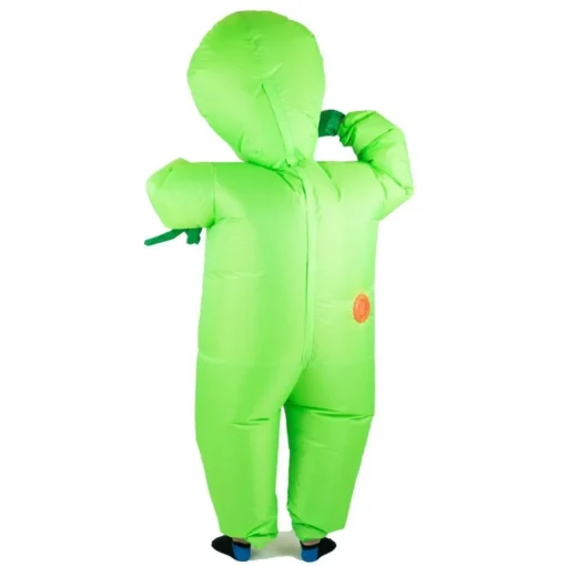 Oppblåsbar Alien Barnekostyme