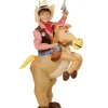 Oppblåsbar Cowboy Hest Barnekostyme