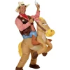 Oppblåsbar Cowboy på Hest Kostyme